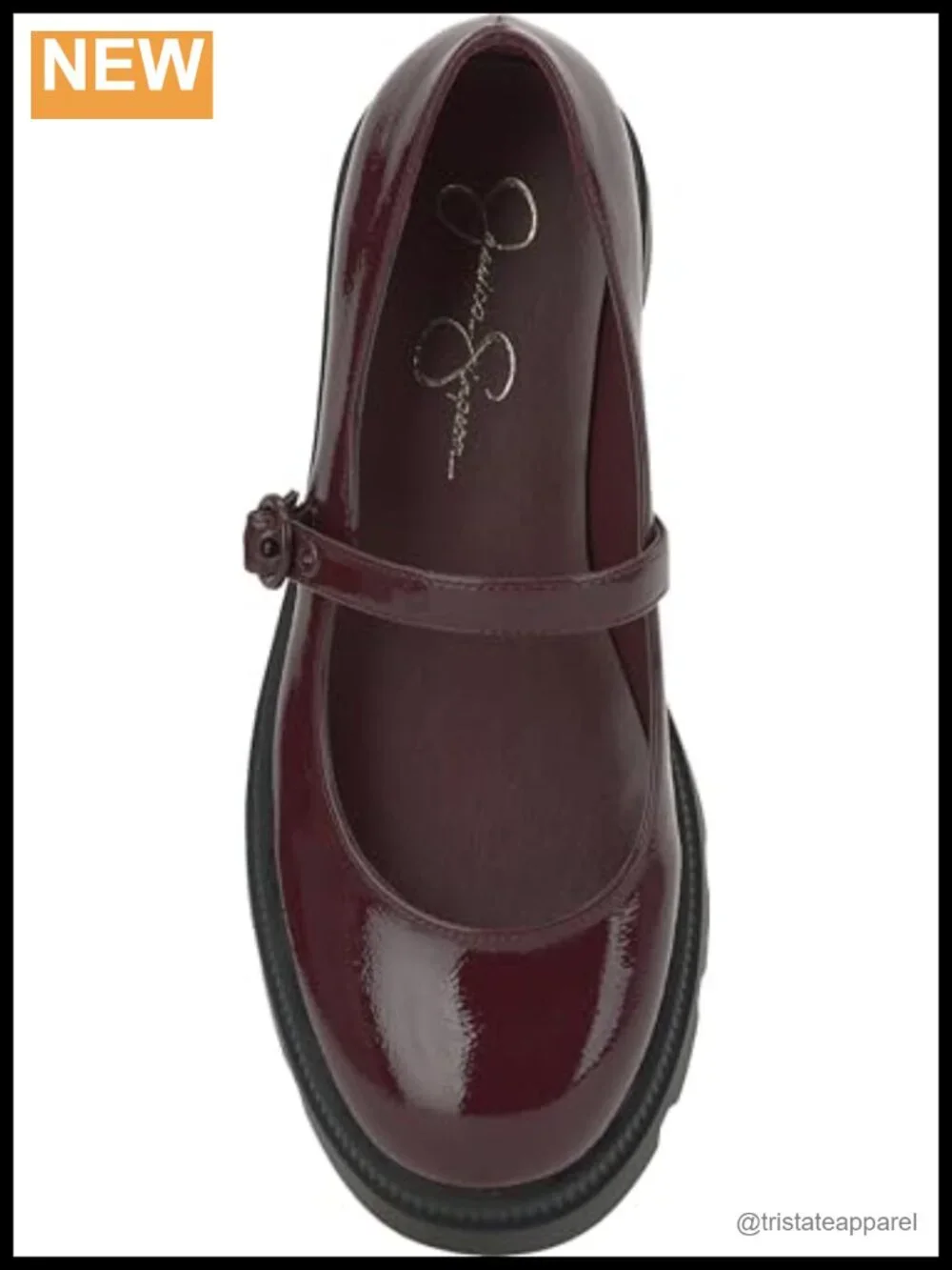 Platform Mary Jane Faux Leather Block Heel Round Toe Buckle